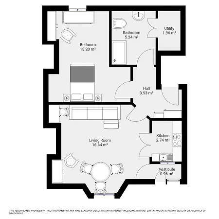 The Garden Square - Unique Luxury In Historic Garden Square - Ideal For 2 People *